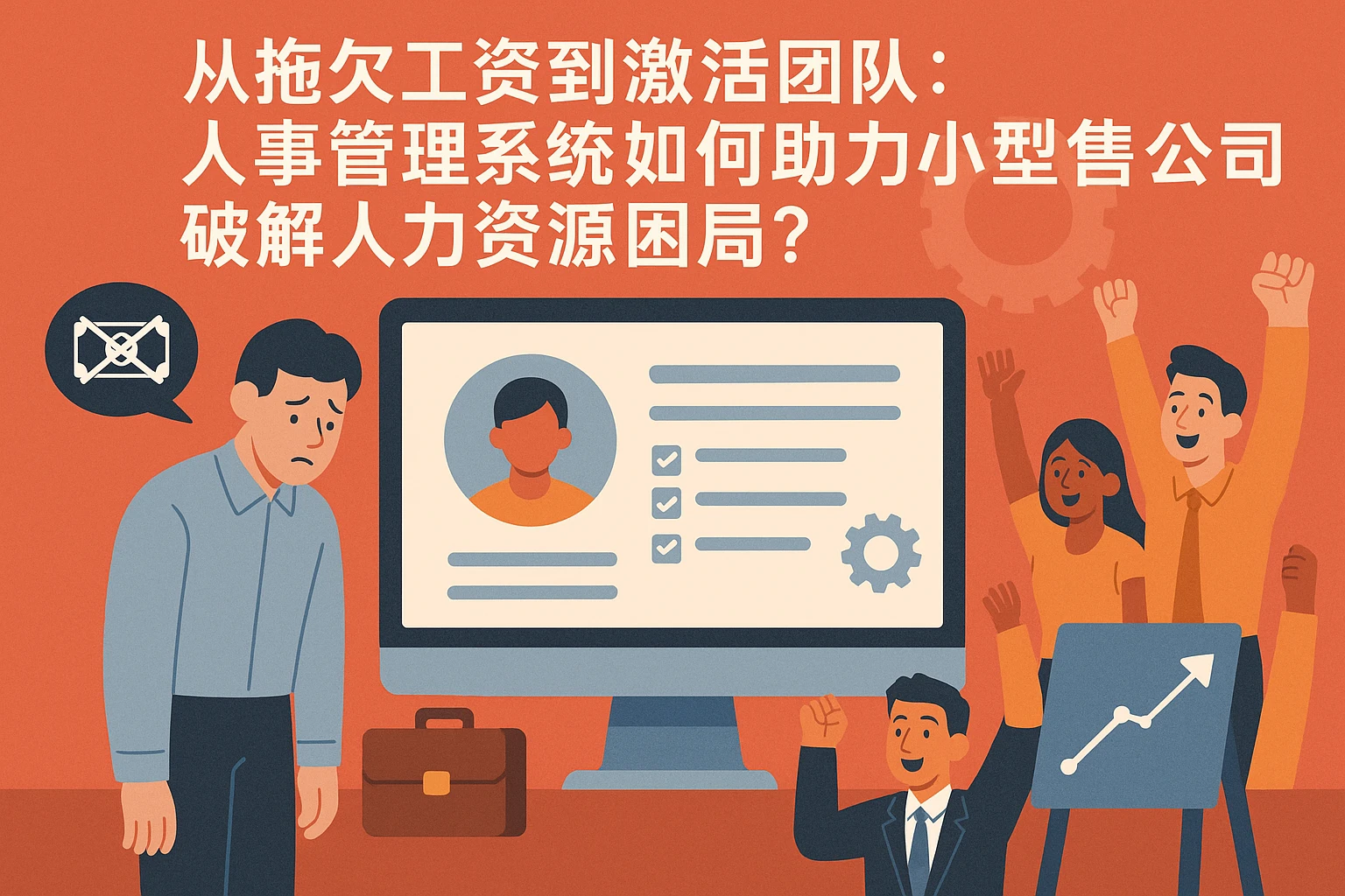 从拖欠工资到激活团队：人事管理系统如何助力小型销售公司破解人力资源困局？