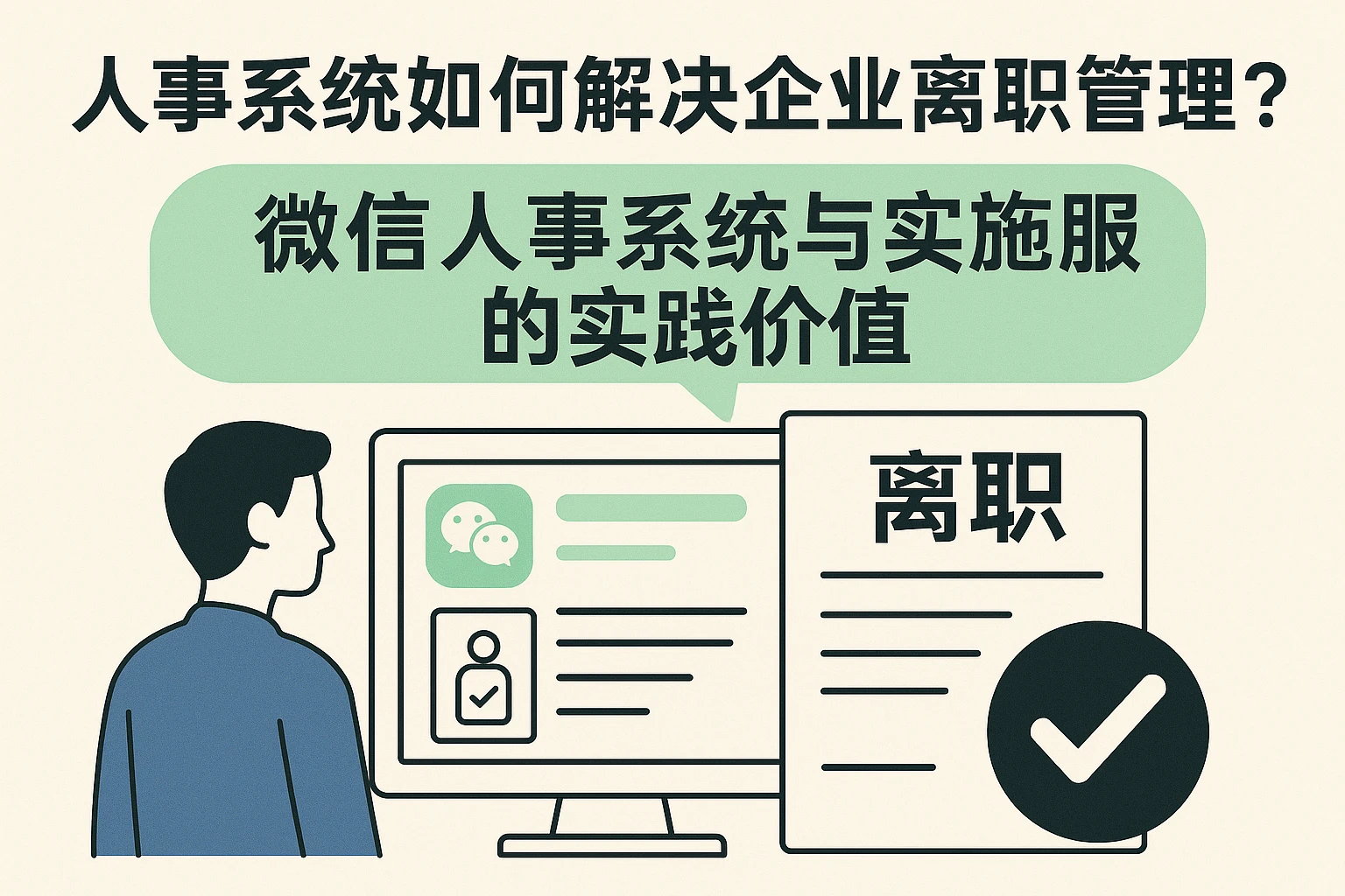 人事系统如何解决企业离职管理痛点？微信人事系统与实施服务的实践价值