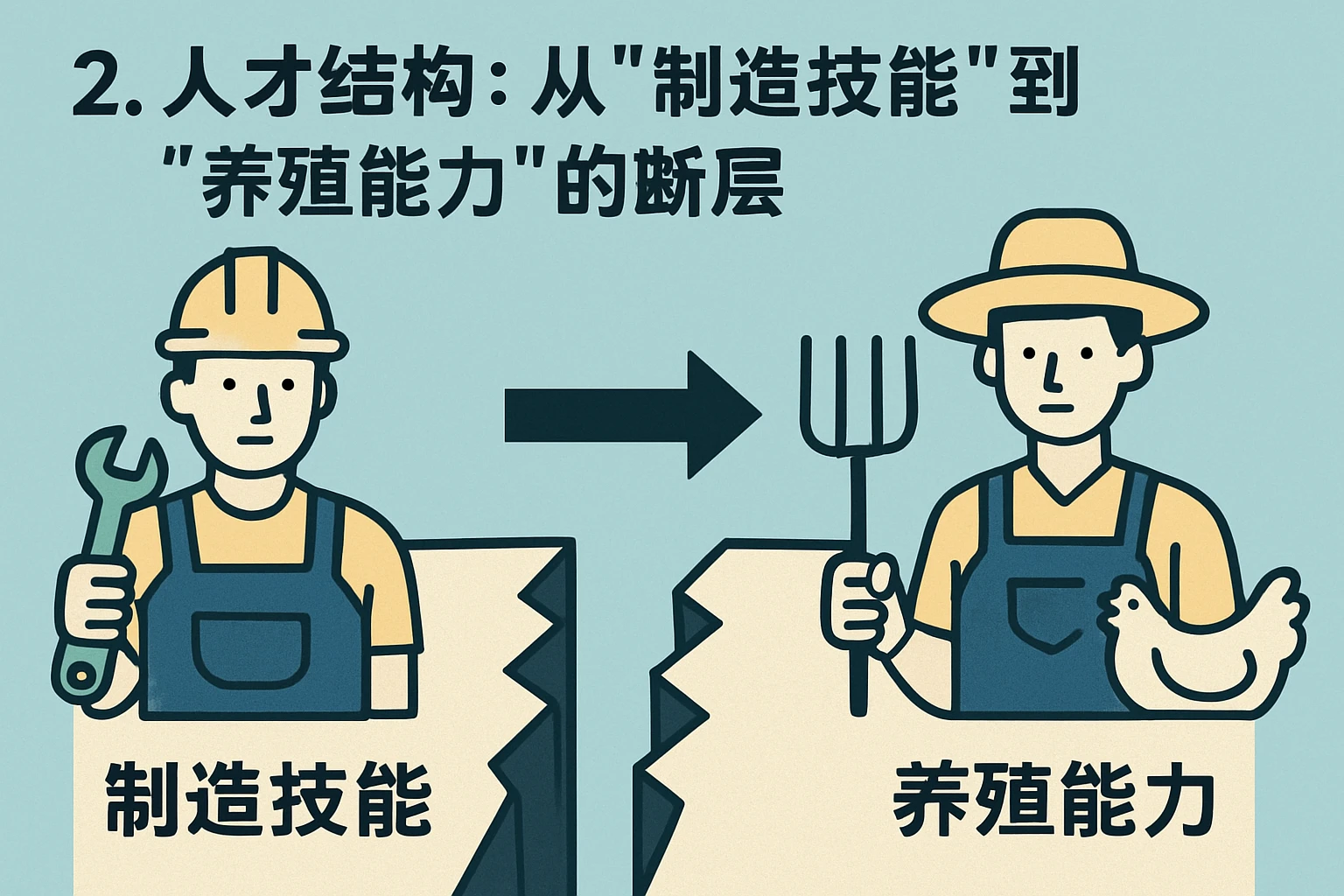 2. 人才结构：从“制造技能”到“养殖能力”的断层