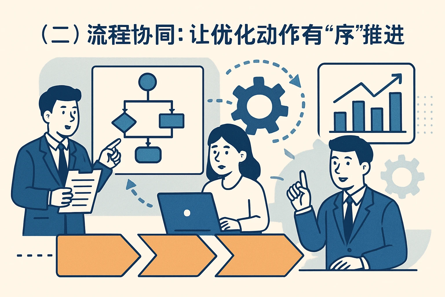 （二）流程协同：让优化动作有“序”推进