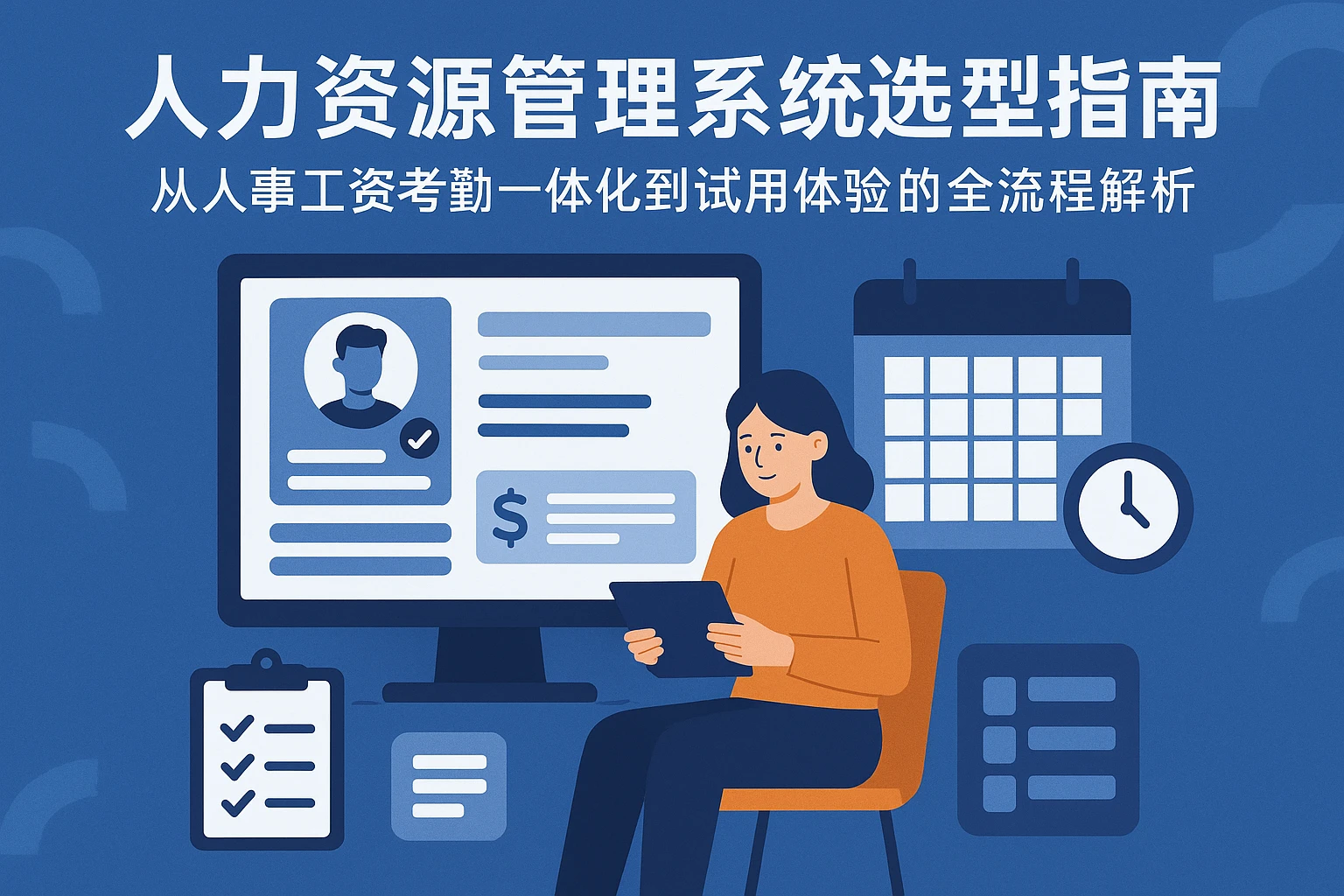 人力资源管理系统选型指南：从人事工资考勤一体化到试用体验的全流程解析