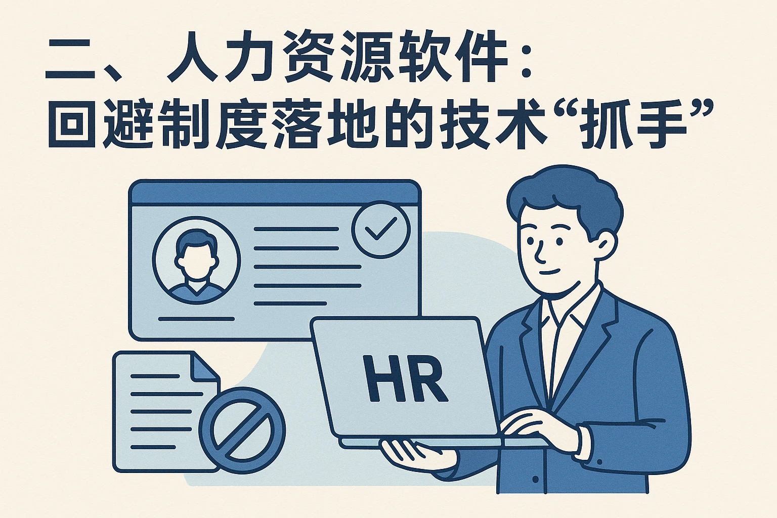 二、人力资源软件：回避制度落地的技术“抓手”