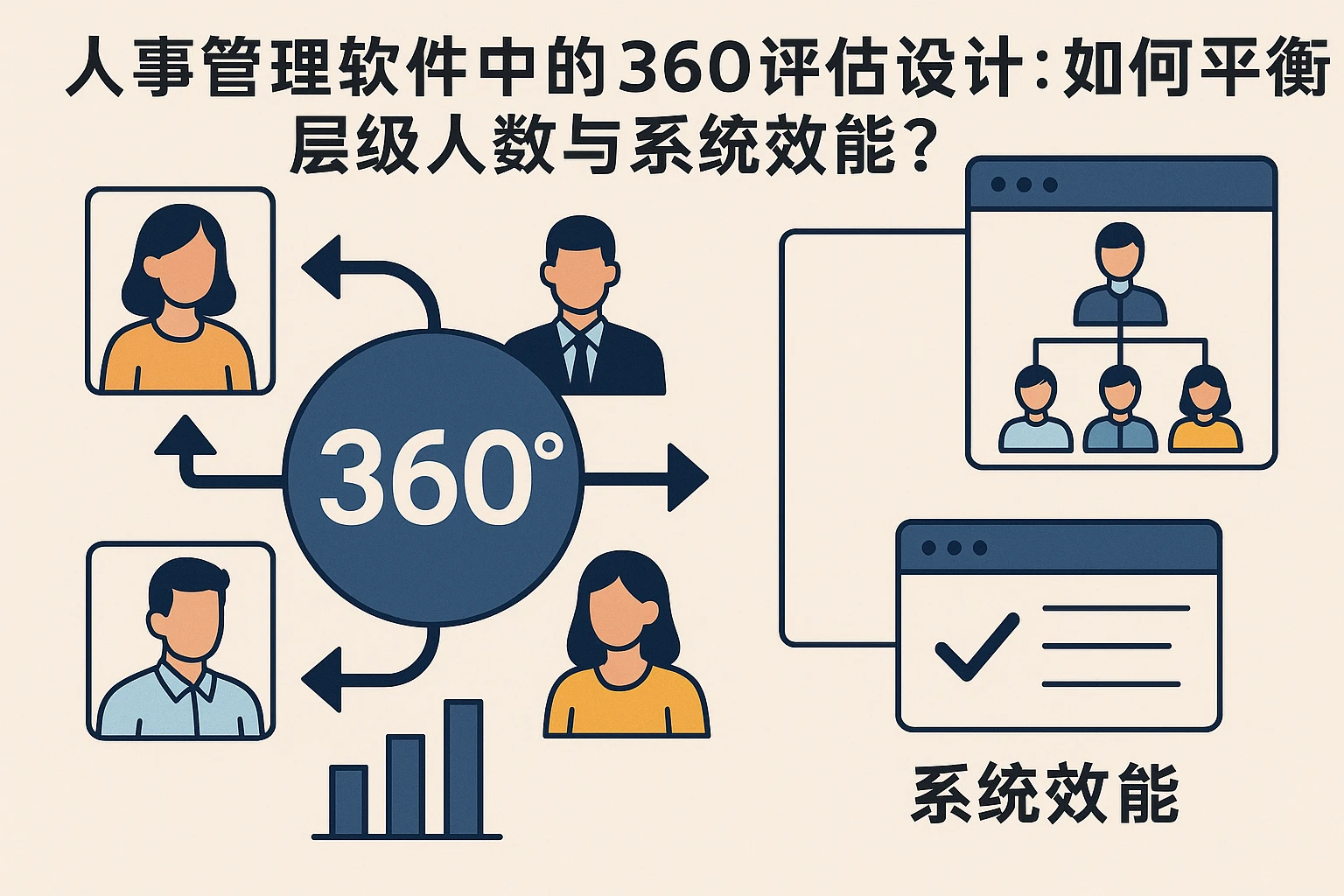 人事管理软件中的360评估设计：如何平衡层级人数与系统效能？