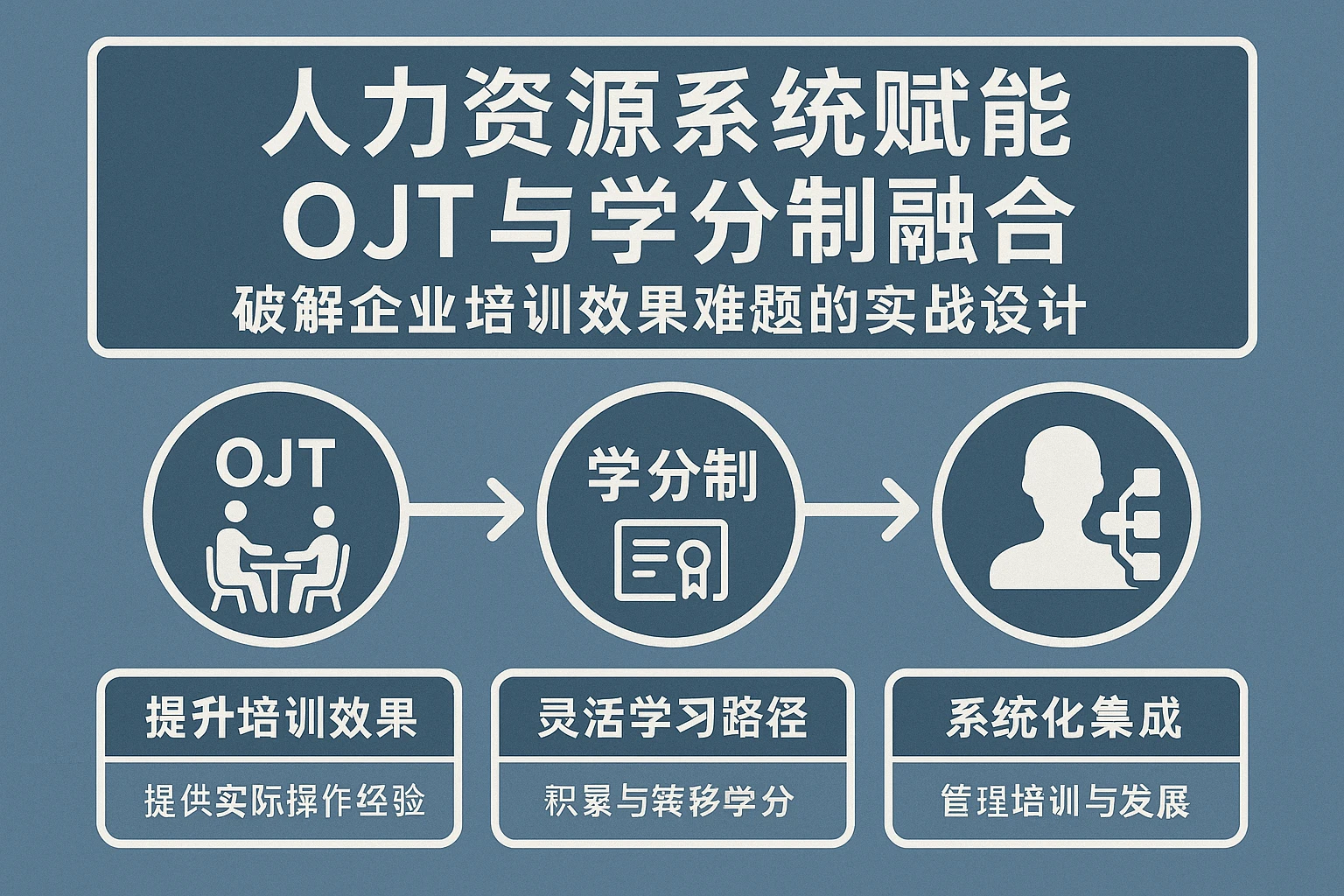 人力资源系统赋能OJT与学分制融合：破解企业培训效果难题的实战设计
