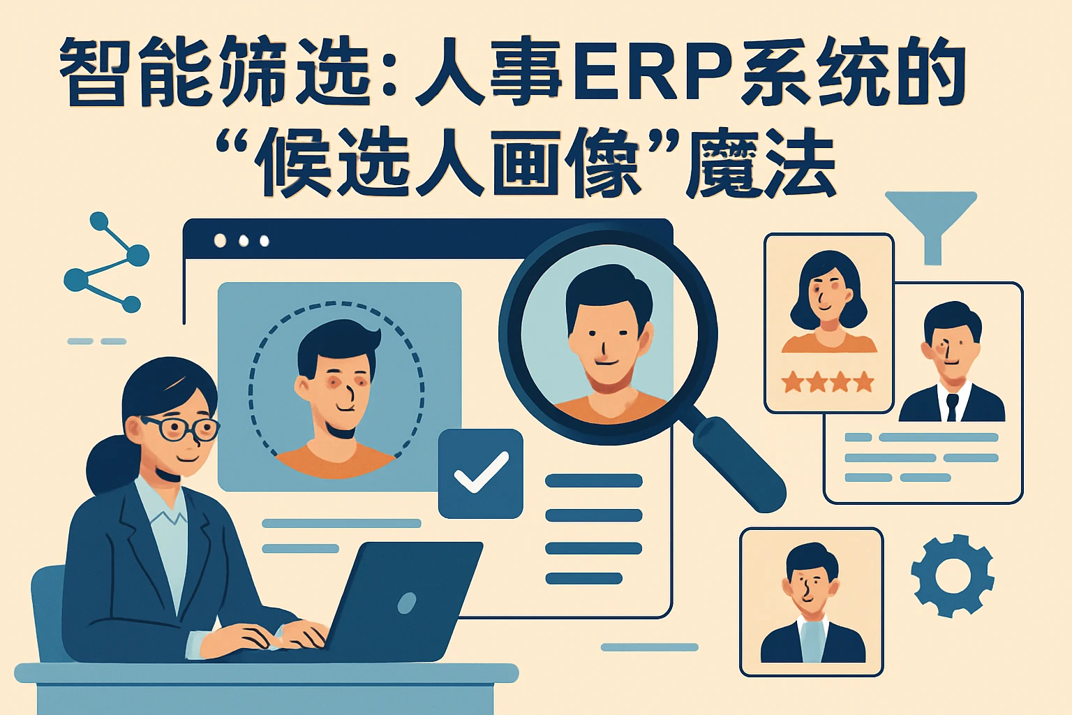 2. 智能筛选：人事ERP系统的“候选人画像”魔法
