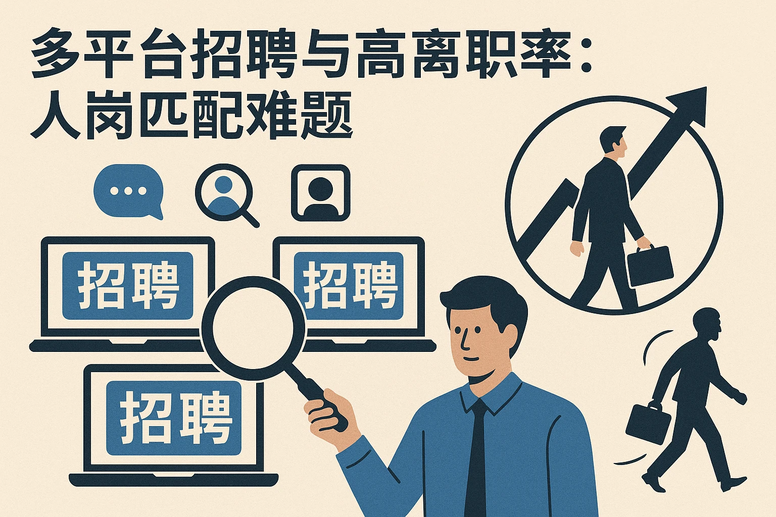 多平台招聘与高离职率：人岗匹配难题