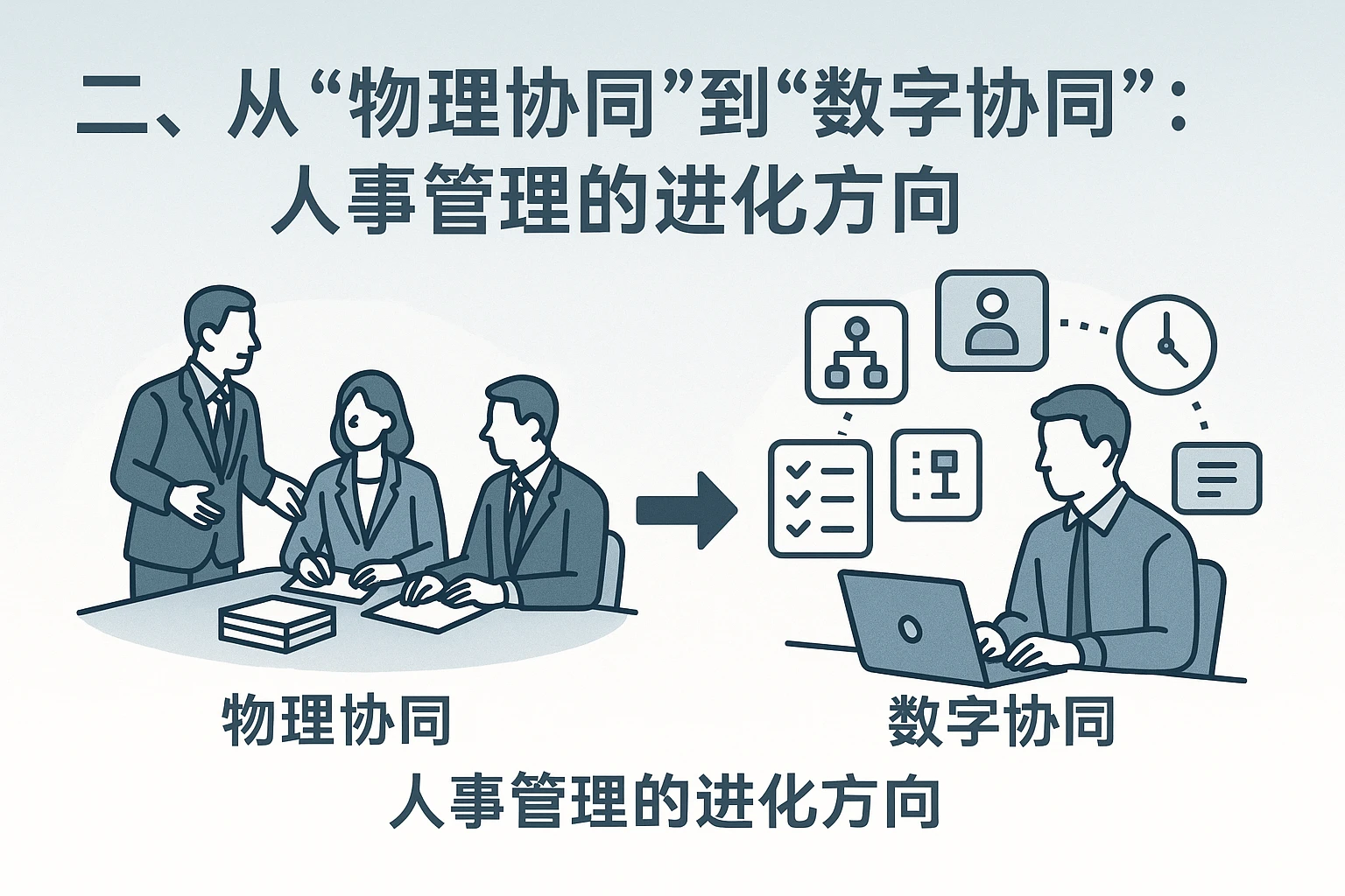 二、从“物理协同”到“数字协同”：人事管理的进化方向