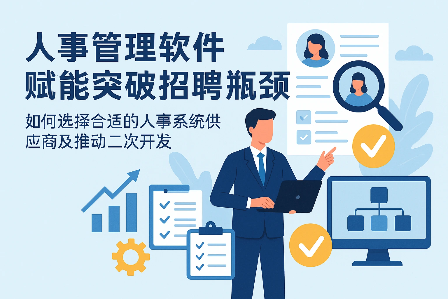 人事管理软件赋能突破招聘瓶颈——如何选择合适的人事系统供应商及推动人事系统二次开发