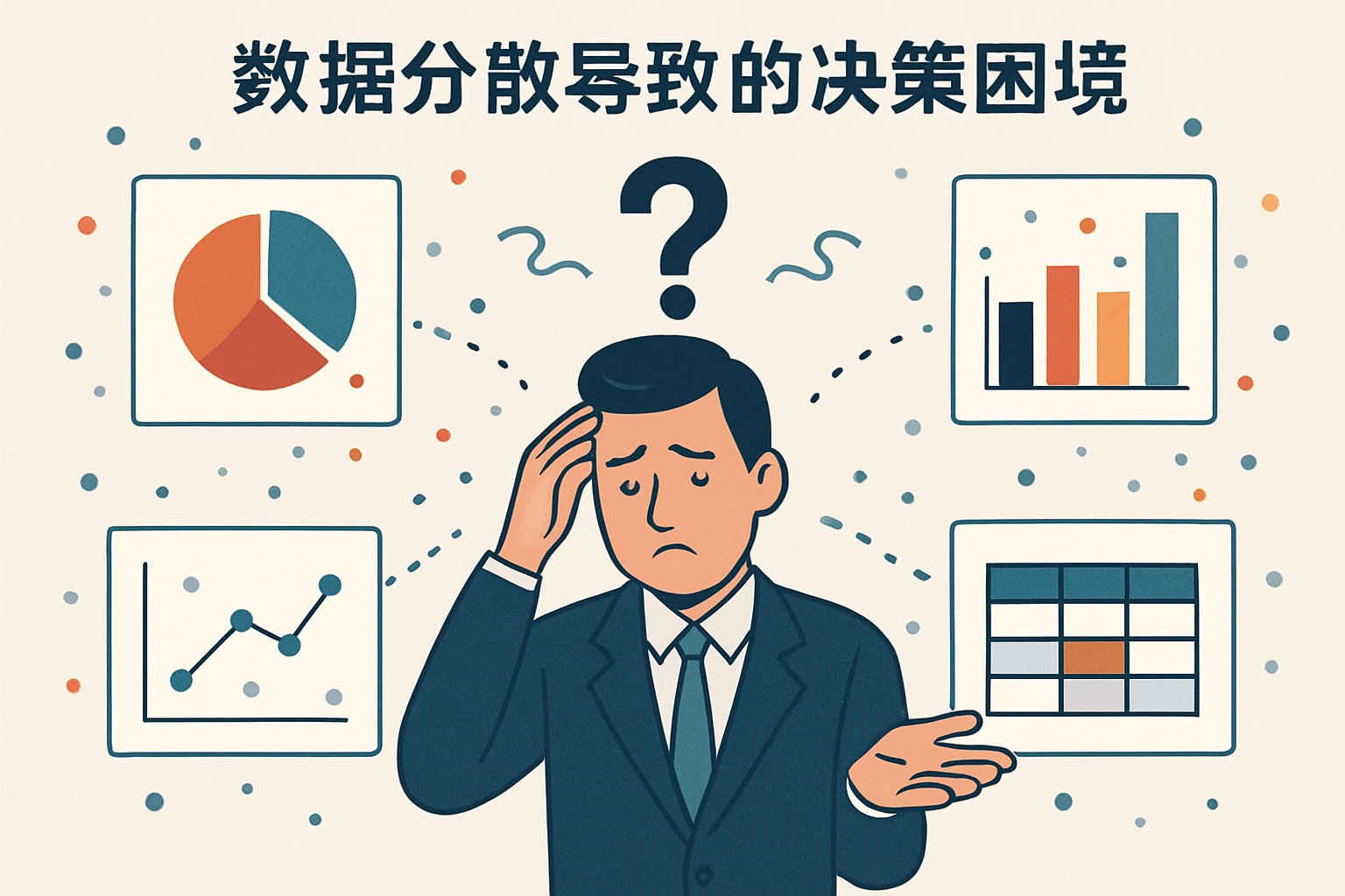 2. 数据分散导致的决策困境