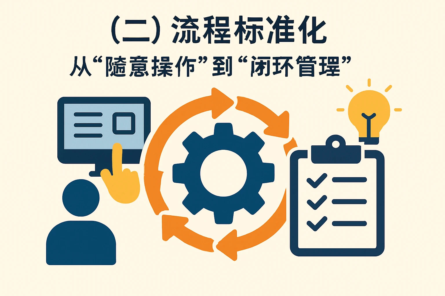 （二）流程标准化：从“随意操作”到“闭环管理”