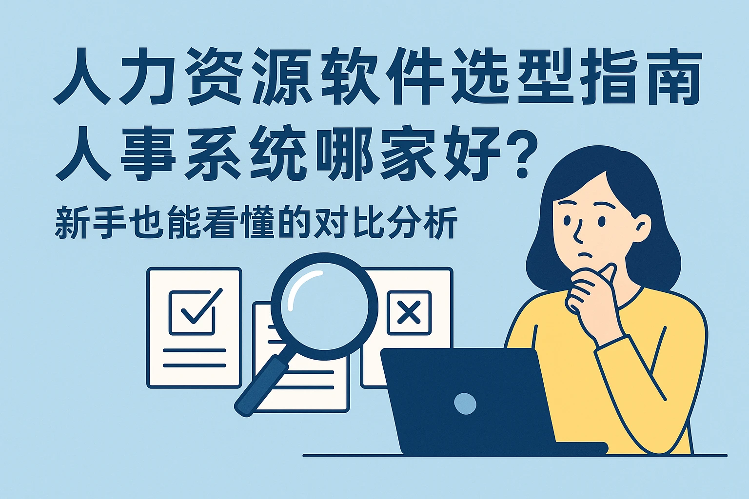 人力资源软件选型指南：人事系统哪家好？新手也能看懂的对比分析