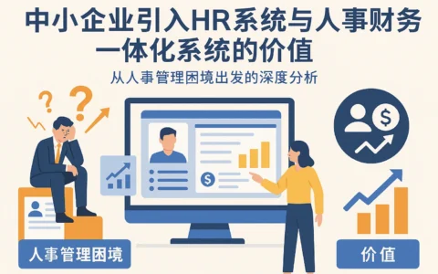 中小企业引入HR系统与人事财务一体化系统的价值——从人事管理困境出发的深度分析