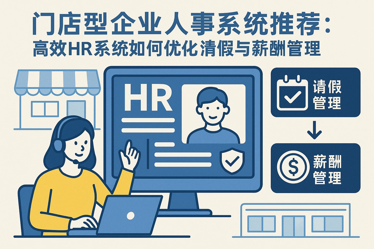 门店型企业人事系统推荐：高效HR系统如何优化请假与薪酬管理