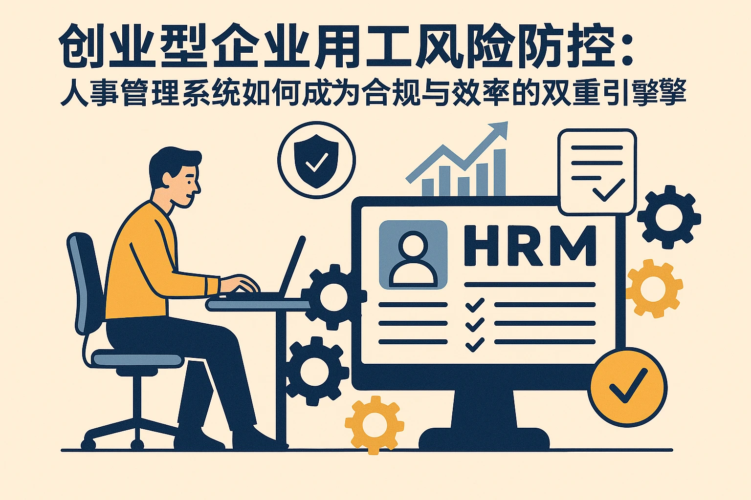 创业型企业用工风险防控：人事管理系统如何成为合规与效率的双重引擎