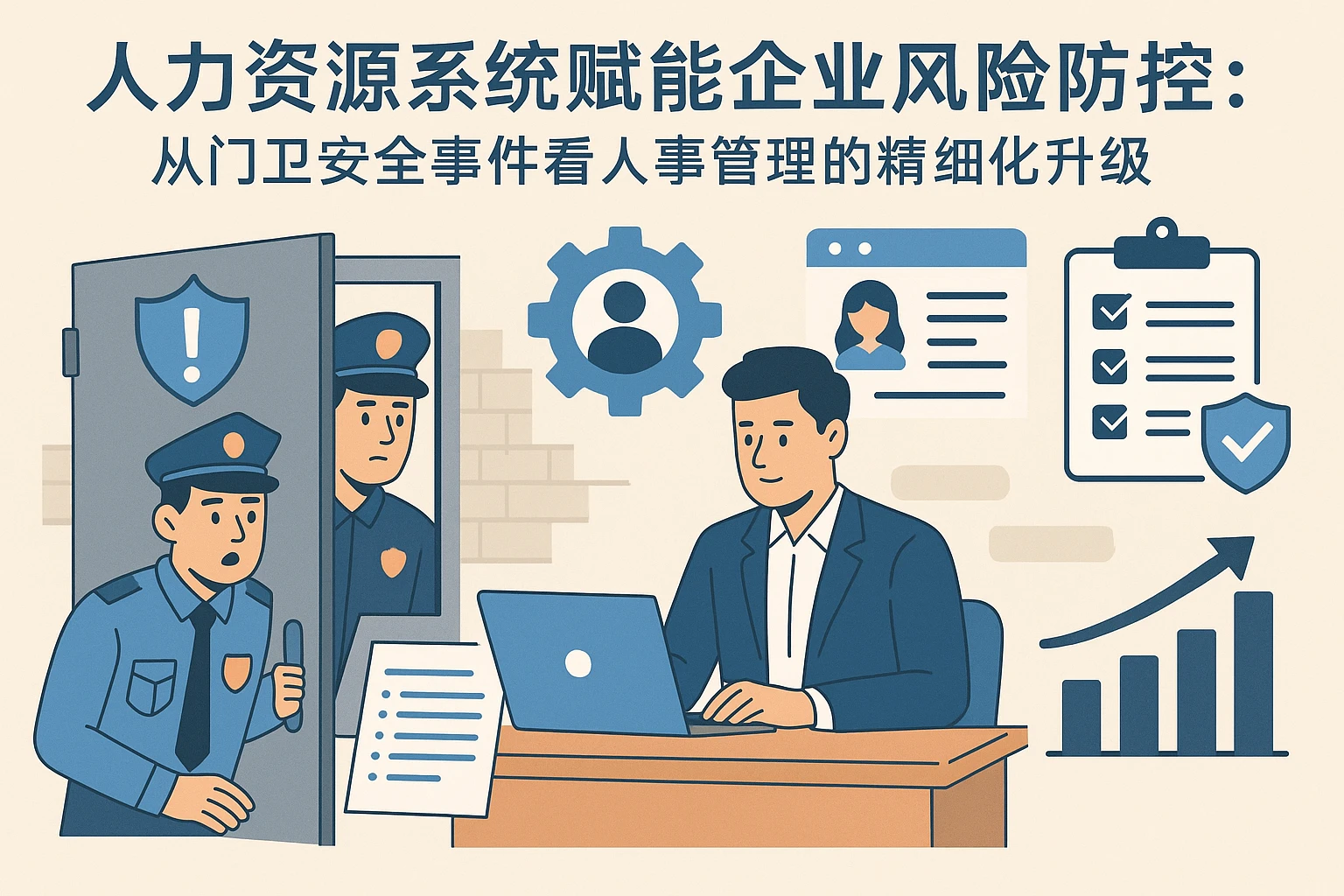 人力资源系统赋能企业风险防控：从门卫安全事件看人事管理的精细化升级