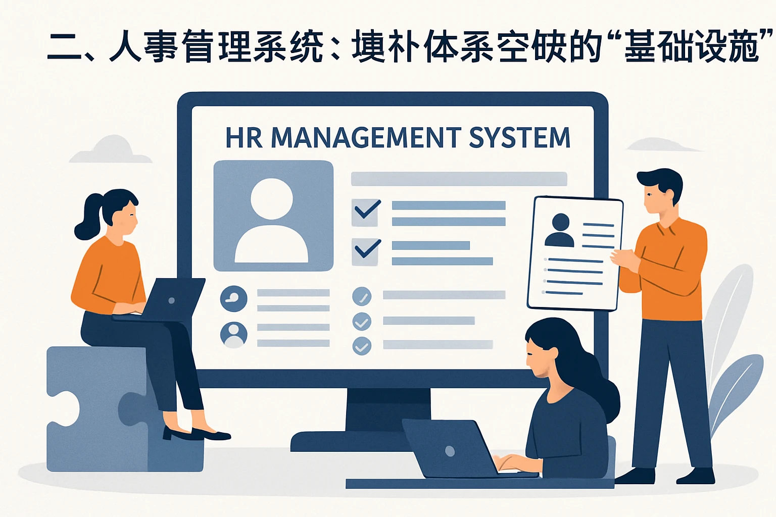 二、人事管理系统：填补体系空缺的“基础设施”