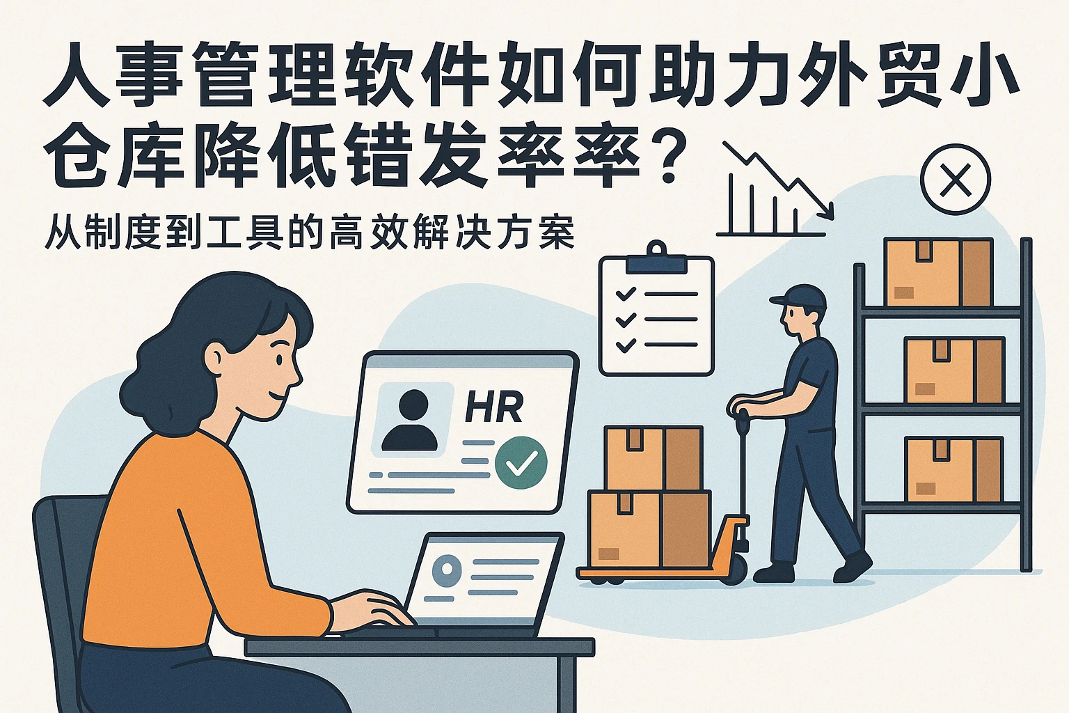 人事管理软件如何助力外贸小仓库降低错发率？从制度到工具的高效解决方案