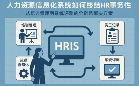 人力资源信息化系统如何终结HR事务性工作？从培训管理到系统评测的全链路解决方案
