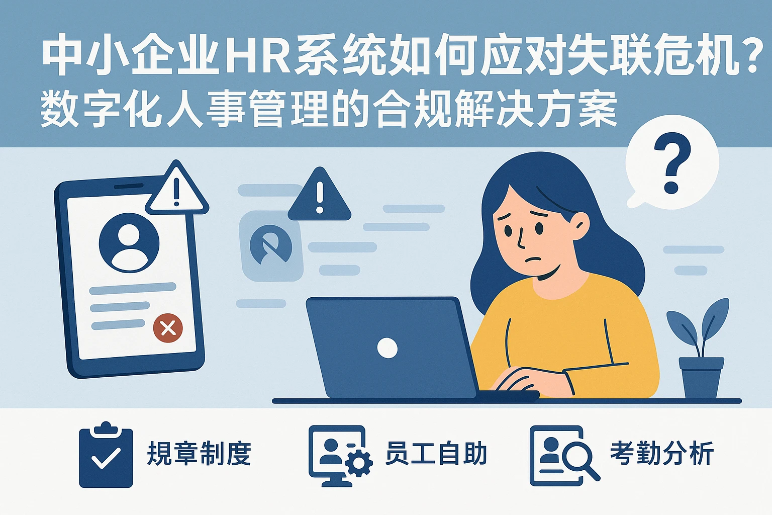 中小企业HR系统如何应对员工失联危机？数字化人事管理的合规解决方案