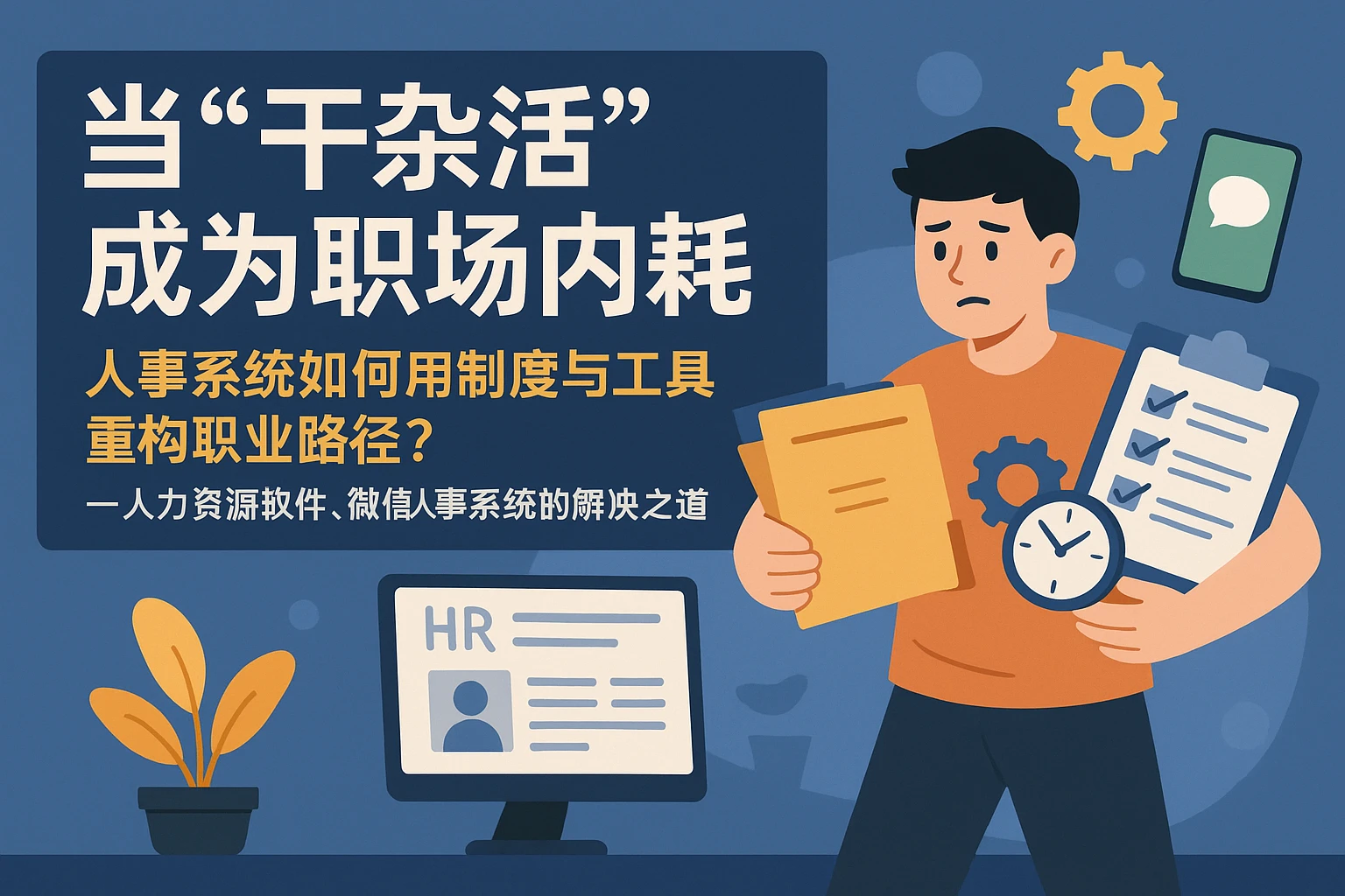 当“干杂活”成为职场内耗：人事系统如何用制度与工具重构职业路径？——人力资源软件、微信人事系统的解决之道