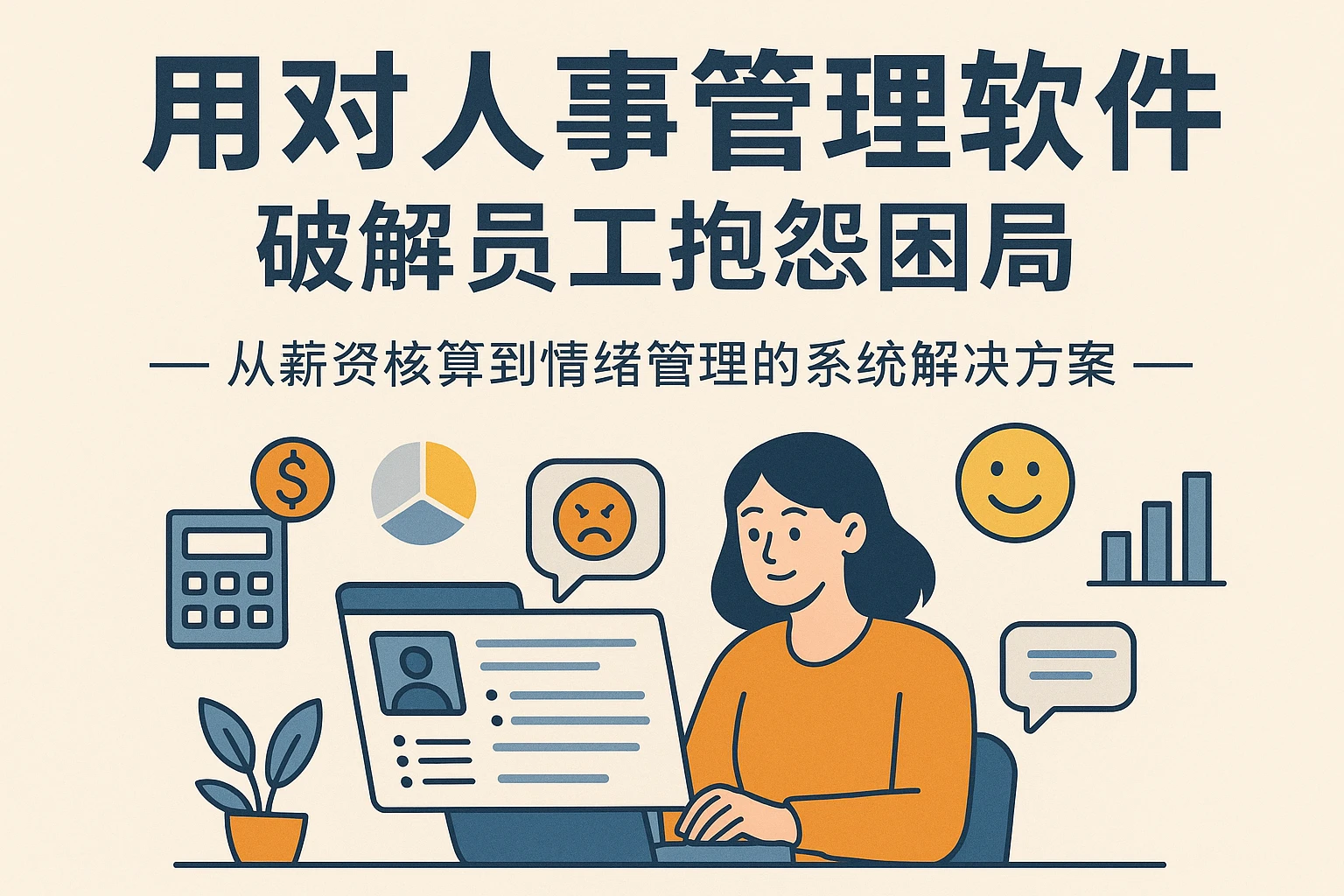 用对人事管理软件，破解员工抱怨困局——从薪资核算到情绪管理的系统解决方案