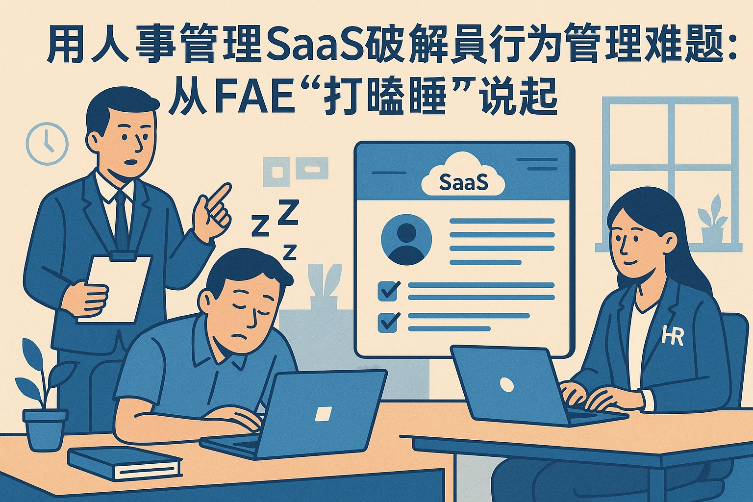 用人事管理SaaS破解员工行为管理难题：从FAE“打瞌睡”说起