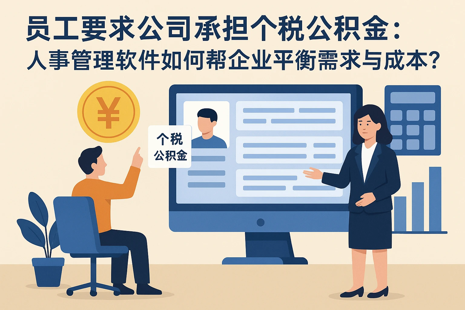 员工要求公司承担个税公积金：人事管理软件如何帮企业平衡需求与成本？