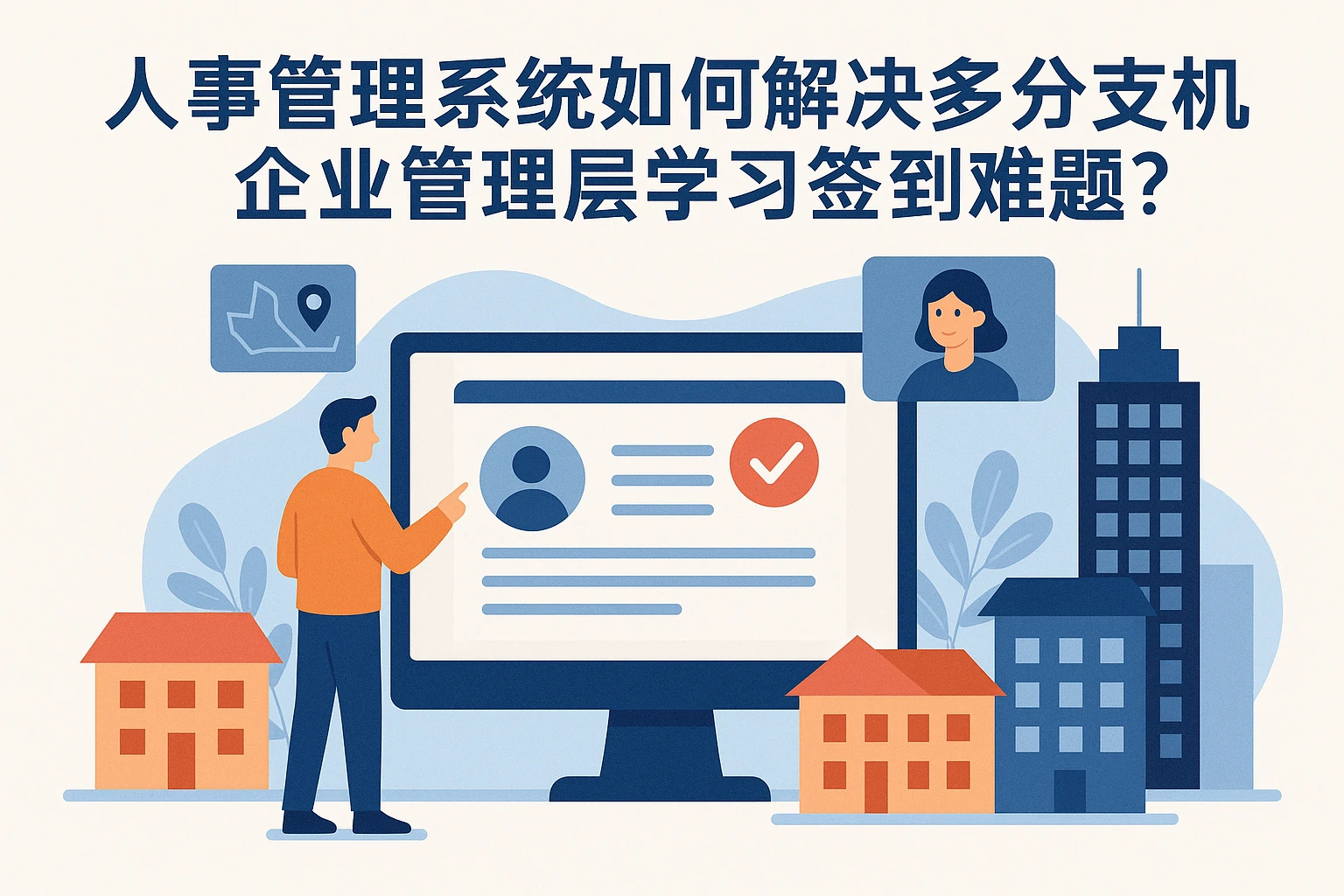 人事管理系统如何解决多分支机构企业管理层学习签到难题？
