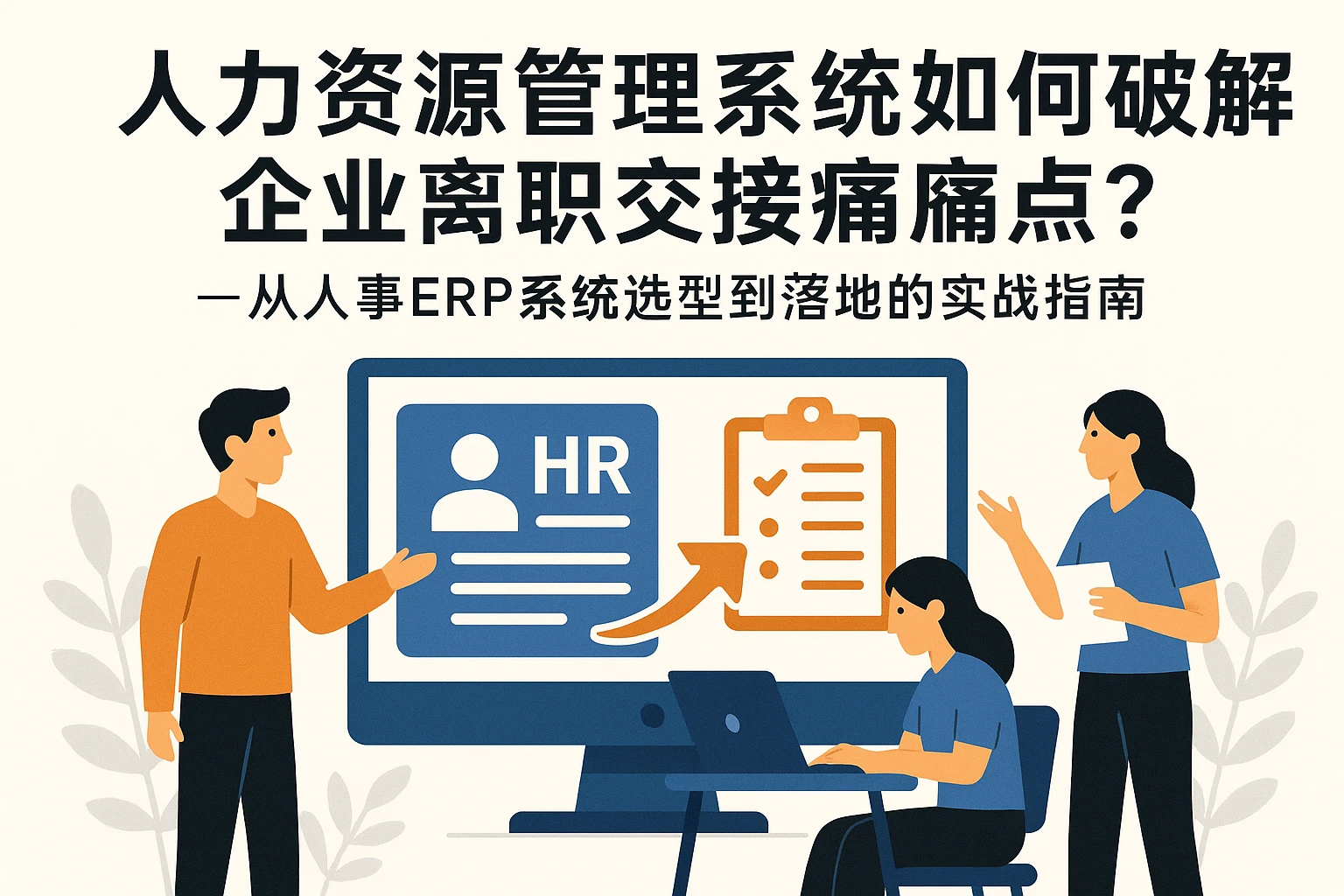 人力资源管理系统如何破解企业离职交接痛点？——从人事ERP系统选型到落地的实战指南