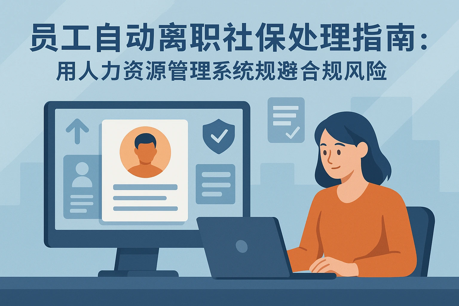 员工自动离职社保处理指南：用人力资源管理系统规避合规风险