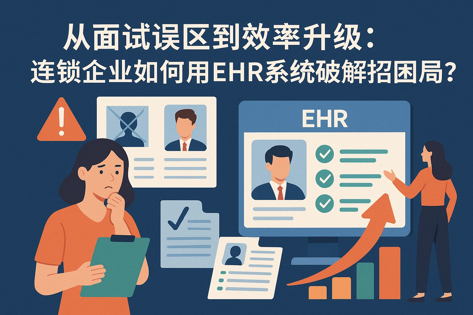 从面试误区到效率升级：连锁企业如何用EHR系统破解招聘困局？