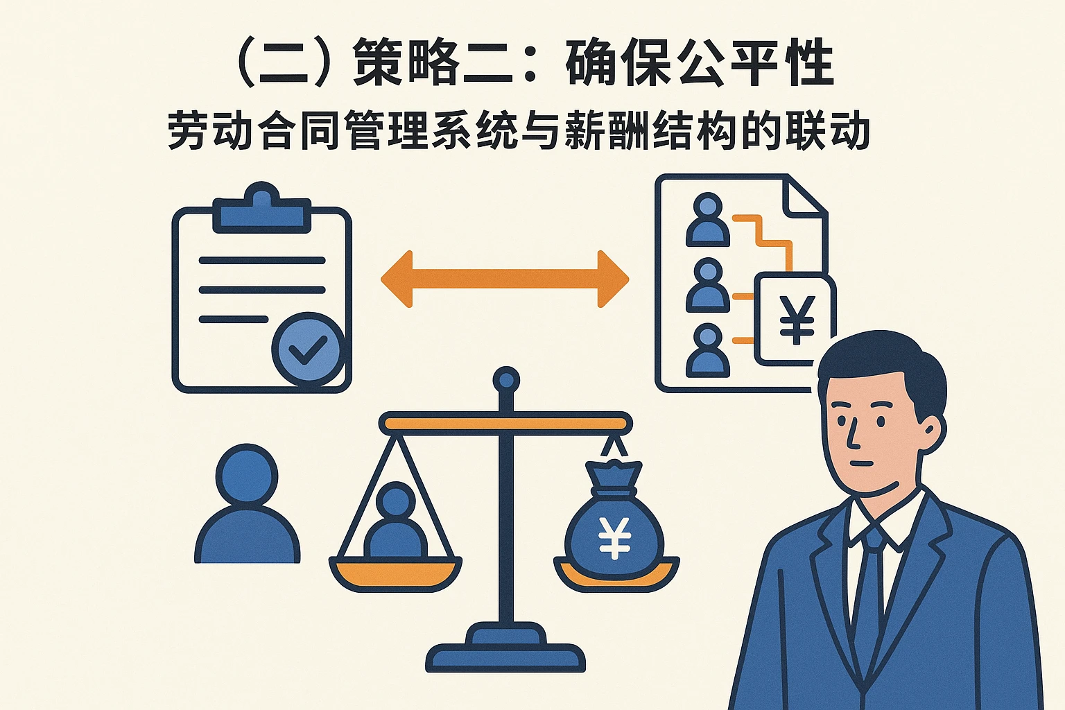 （二）策略二：确保公平性——劳动合同管理系统与薪酬结构的联动
