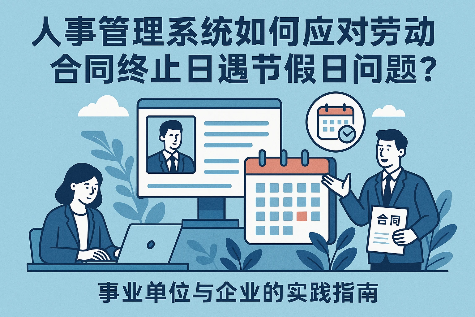 人事管理系统如何应对劳动合同终止日遇节假日问题？事业单位与企业的实践指南