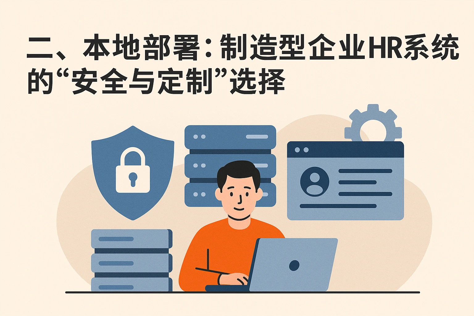 二、本地部署：制造型企业HR系统的“安全与定制”选择