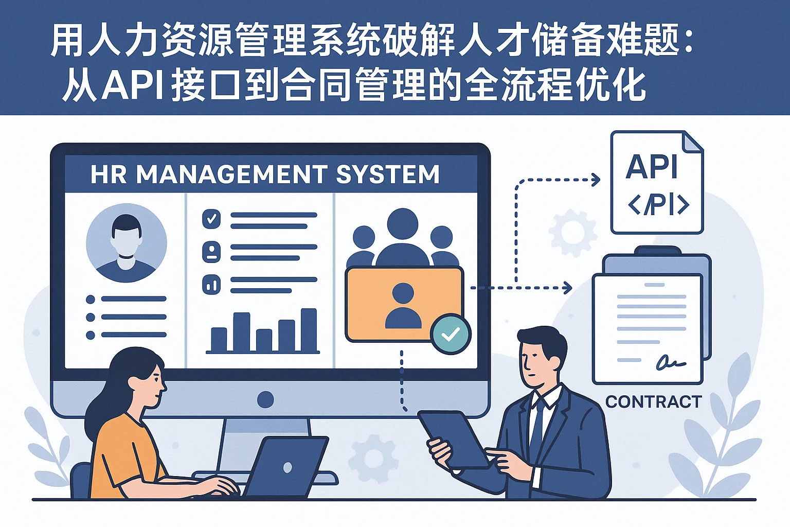 用人力资源管理系统破解人才储备难题:从API接口到合同管理的全流程优化