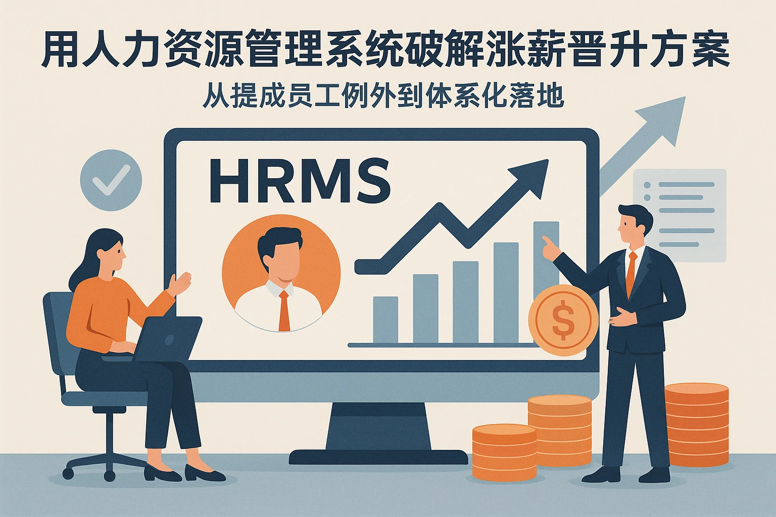 用人力资源管理系统破解涨薪晋升方案难题:从提成员工例外到体系化落地