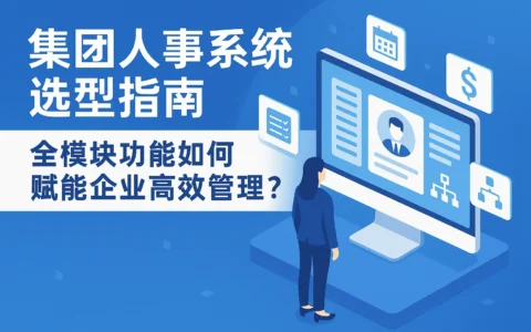 集团人事系统选型指南：全模块功能如何赋能企业高效管理？