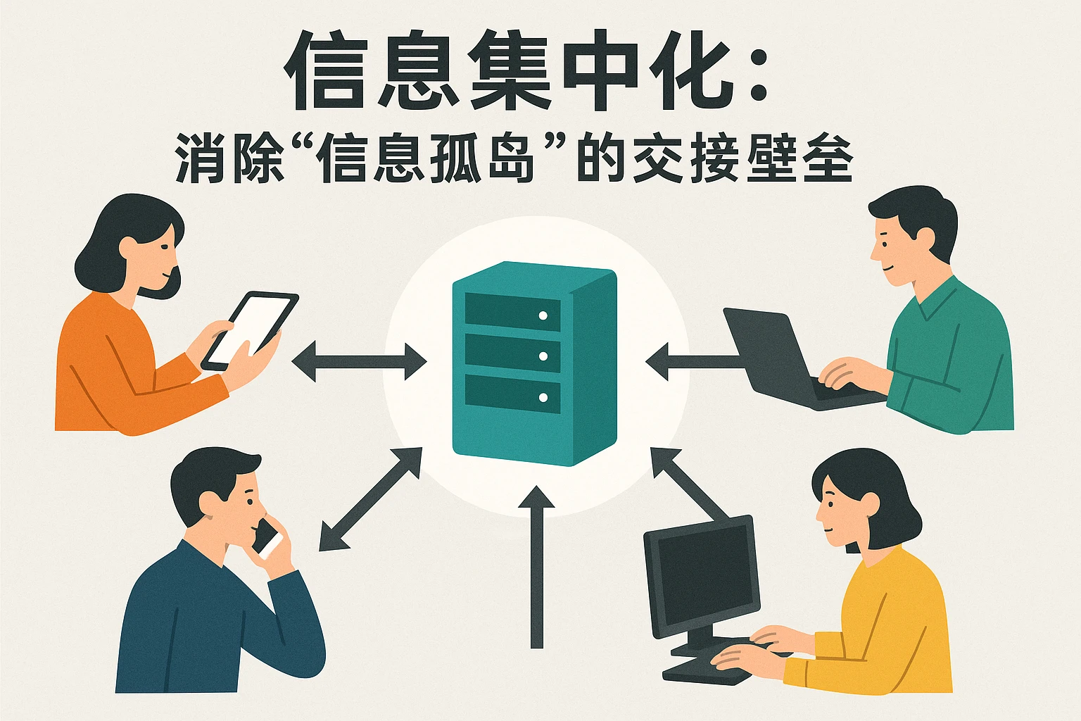 2. 信息集中化：消除“信息孤岛”的交接壁垒