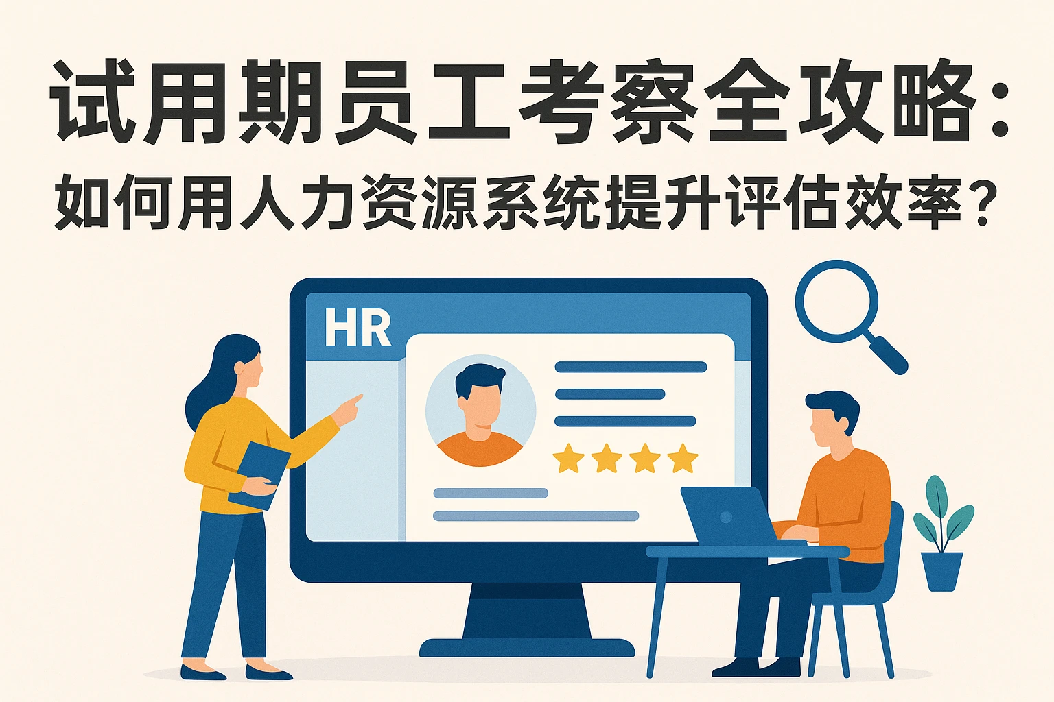 试用期员工考察全攻略：如何用人力资源系统提升评估效率？