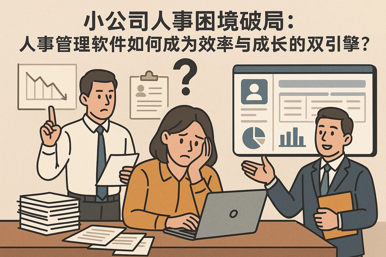 小公司人事困境破局：人事管理软件如何成为效率与成长的双引擎？