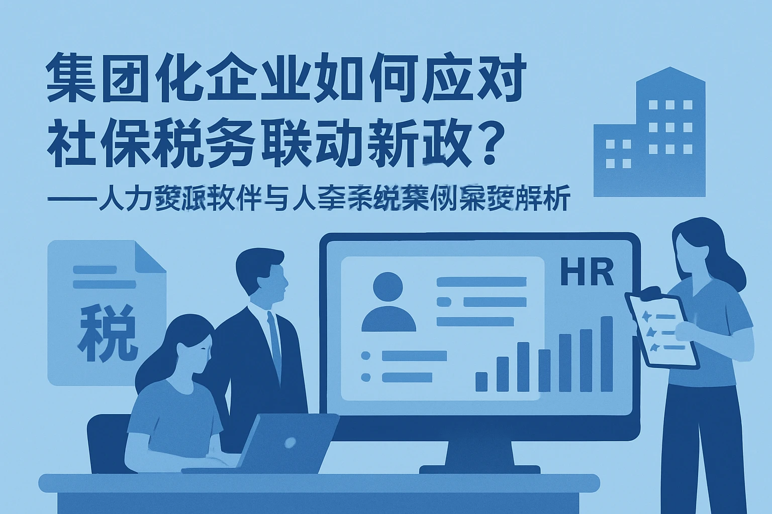 集团化企业如何应对社保税务联动新政？——人力资源软件与人事系统案例深度解析