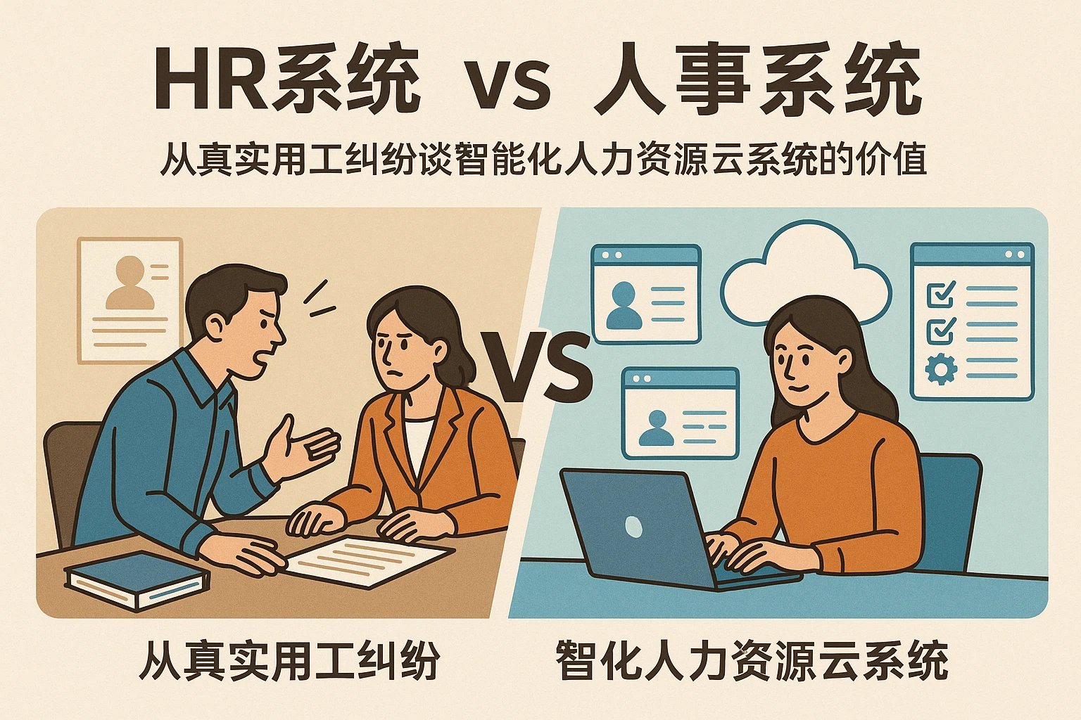 HR系统与人事系统对比：从真实用工纠纷谈智能化人力资源云系统的价值