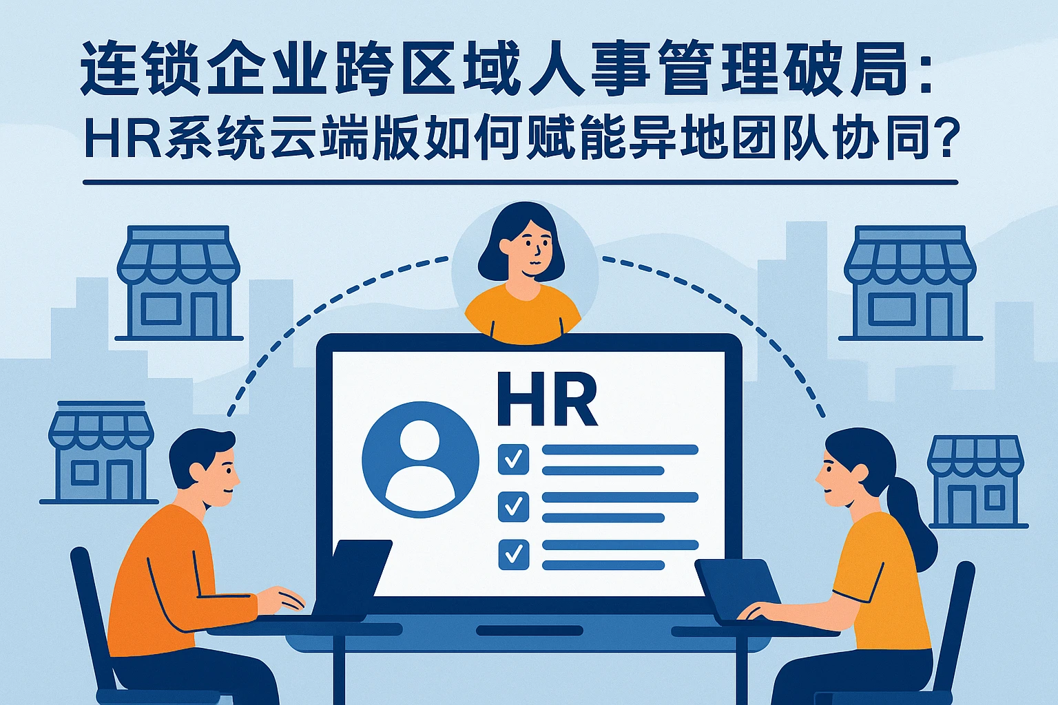 连锁企业跨区域人事管理破局：HR系统云端版如何赋能异地团队协同？