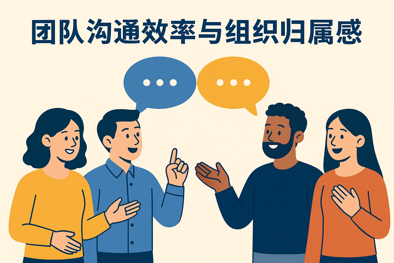 团队沟通效率与组织归属感