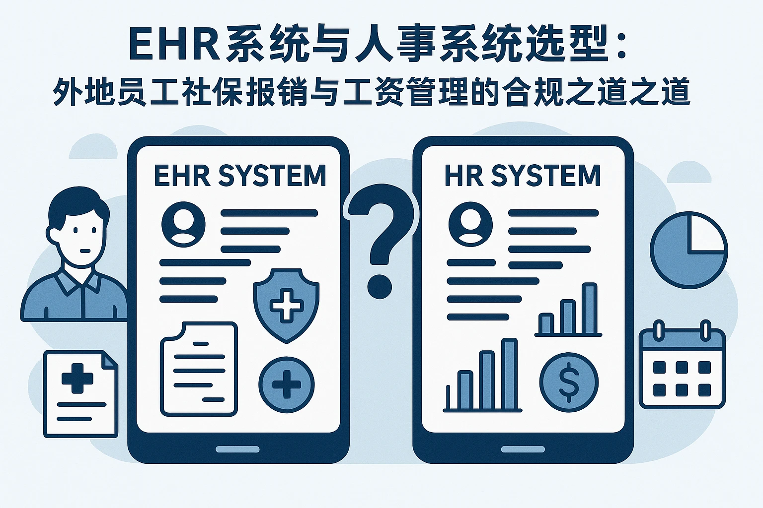 EHR系统与人事系统选型：外地员工社保报销与工资管理的合规之道
