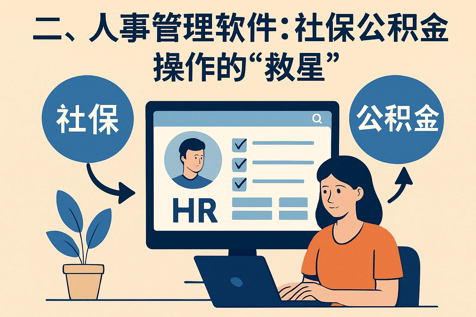 二、人事管理软件：社保公积金操作的“救星”