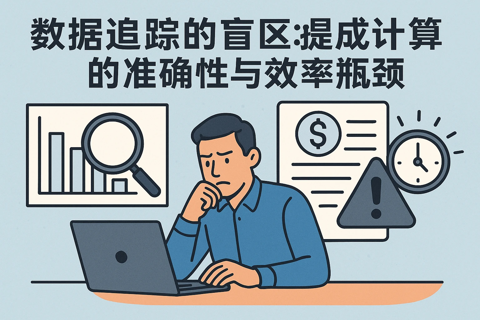 2. 数据追踪的盲区：提成计算的准确性与效率瓶颈