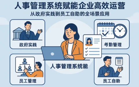 人事管理系统赋能企业高效运营：从政府实践到员工自助的全场景应用