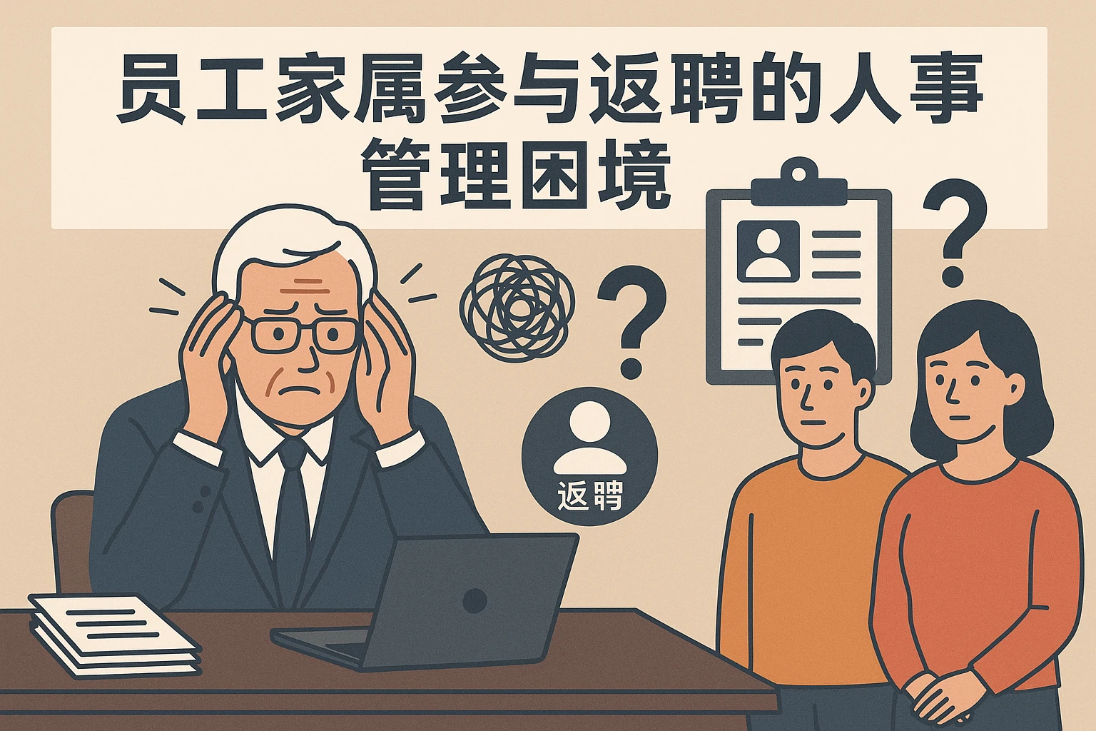 员工家属参与返聘的人事管理困境
