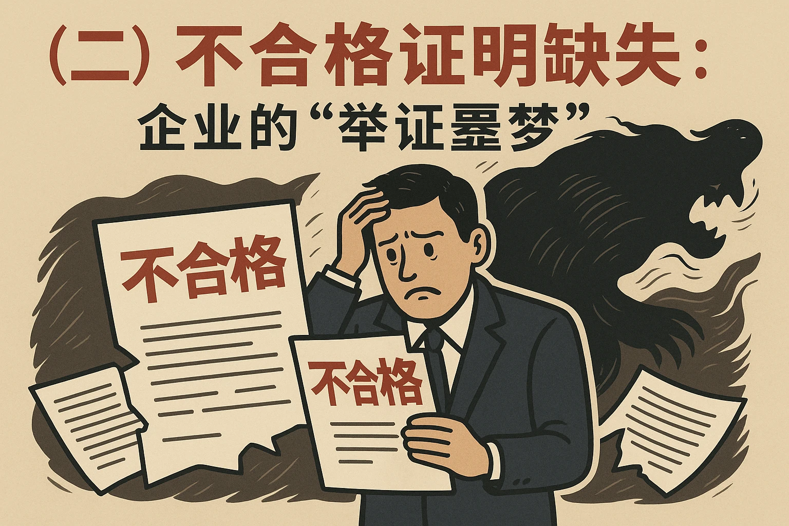 （二）不合格证明缺失：企业的“举证噩梦”